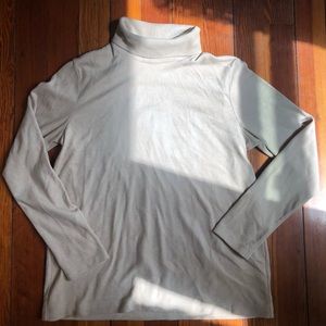 Uniqlo tan kids turtle neck